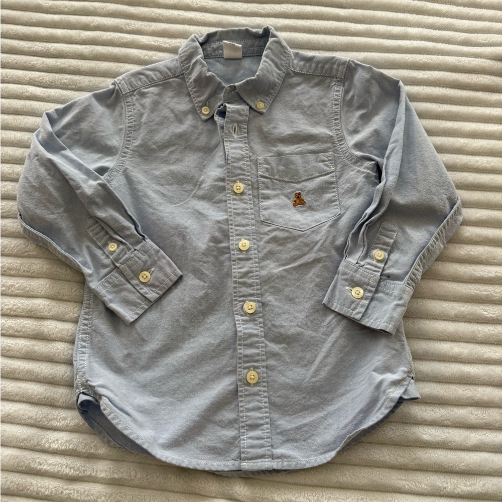 GAP Light Blue Kids Button-Down Shirt